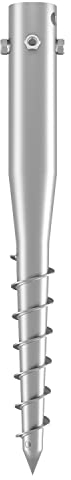 Maxerio Base à vis Core 4 de 80 cm - Diamètre : 60 x 2-4 x M8