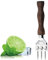 ZCSXK Tritaghiaccio Manuale - Rompighiaccio Modello Teschio Robusto - Rompighiaccio robusti per Rompere Ghiaccio, Icepicick per Ghiaccio tritato con 3 rebbi e Comoda Impugnatura, 2 Colori