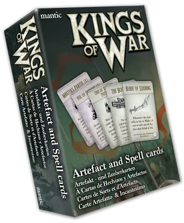 Kings of War Zauber- und Artefaktkarten (2022)