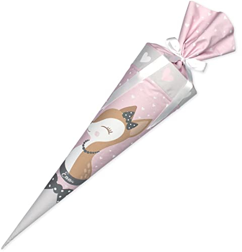 Dein Lieblingsteil Schultüte REH BAMBI personalisierte Zuckertüte aus Stoff 70 cm/ 85 cm