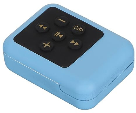 Waterproof MP3 Player, Compact MP3 Music Player, Noise Reduction, Multifunctional HiFi Stereo Sound for Swimming for Sports (Blue)