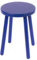 Spec-Wood Hocker Holz - Barhocker Holz - Kleiner Hocker - Küchenhocker - Blumenständer Holz - Couchtisch klein - Holz Deko - Pflanzenständer - Hocker Rund - Blau