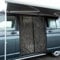 CLIUNT Sliding Door Magnetic Fly Screen 175 * 150cm, Van Bug Screen, Black Mesh Mosquito Net Sun Protector for T5 T6 T4 Caravan Motorhome Camper Side Door