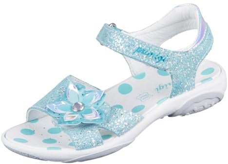 Primigi Jungen Mädchen Breeze Sandale, Aquamarin Glitter, 27 EU