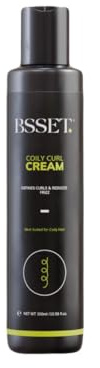 BSSET Coily Curl Cream Defines Curls Reduces Frizz - For Type 4 Coily Hair