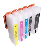 WYNAnGAI 5-Farben-Nachfülltintenpatronen-Set, kompatibel mit Druckern XP-530 XP-640 XP-900 XP-645 XP-540 XP-7100 XP-830 XP-630(Without Chip)