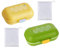 4 Teile Seifenbox Reise Set Mit 2 Seifencontainern und 2 Seifen Sack Tragbare Seifendose Mit Deckel und Abtropfmatte wasserdichte Seifendose für Zuhause Reisen Schule
