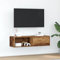 Canditree 100 cm Meuble TV Suspendu avec Tiroir, Meuble Télé Mural avec Rangement, étagère TV Flottante pour Salon (Vieux Bois)