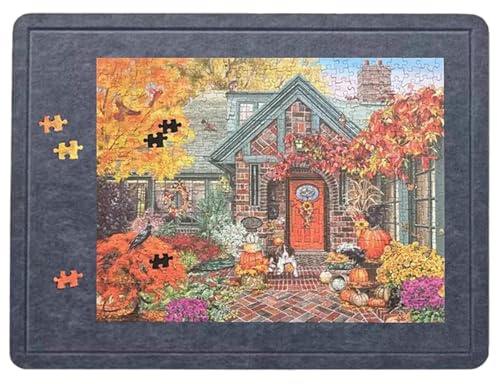 Vllentin Folding Tilting Puzzle Table,Lightweight Portable Felt Puzzle Board,Foldaway Puzzles Board Felt Mat,Non-Slip,Foldable,Easy Storage,for Organizing And Storing Puzzles Pieces