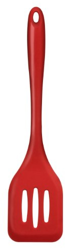 ZING! Silicone Slotted Turner, Red