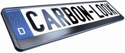 HP-Autozubehör 18511 Kennzeichenhalter Carbonlook