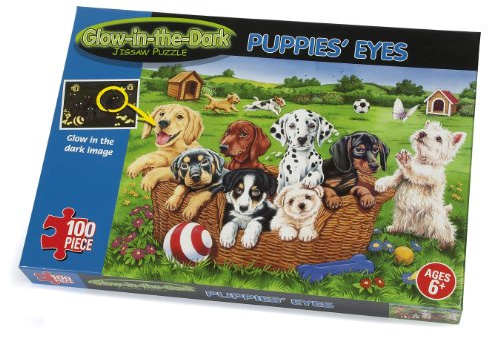 Paul Lamond Glow in the Dark Welpen Puzzle