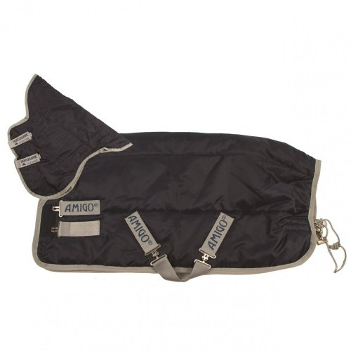 Horseware® Amigo® Insulator Plus 200g - Navy/Silver, 69 inches