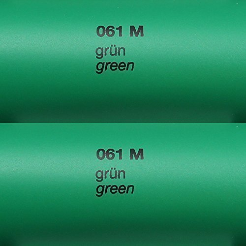 6,03€/m² Rapid Teck® Matt Folie - 061 Gruen - Klebefolie - 5m x 63cm - Folie Matt Plotterfolie - Klebefolie selbstklebend - auch als Moebelfolie -Dekofolie