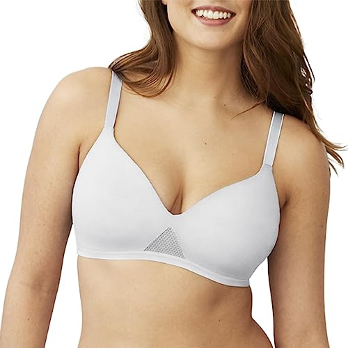 Hanes Women's Ultimate Women's Perfect Coverage Foam Wire-Free Bra Full Coverage Bra (Pack of 1)