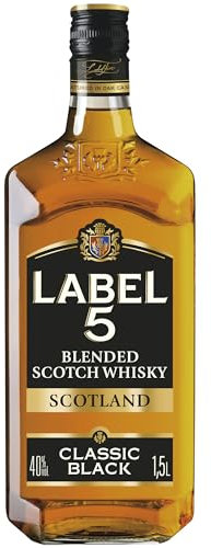 Label 5 Bouteille en Verre Whisky 40% Not Stated Blended Scotch 1.5 L