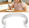 Plate Food Guard for Parkinson Patient, Clip-On Spill Prevention Scooping Food Dining Aid Assistant, Eating Easier for Disabled, Elderly, Handicapped and Stroke
