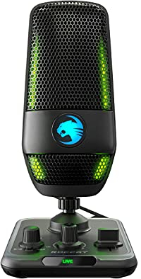 Roccat Torch Studio-Grade USB-Mikrofon, schwarz, ROC-14-910