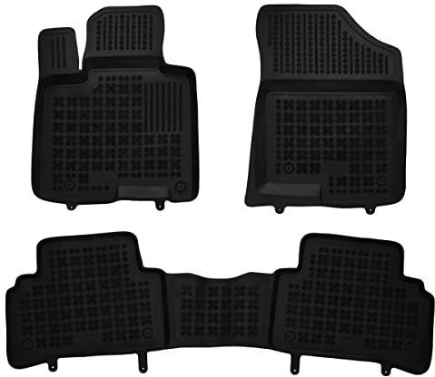 AZUGA Hohe Gummi Fußmatten passend für Hyundai Tucson III ab 7/2018 (Facelift)/Tucson IV ab 2021/Kia Sportage V ab 2022 (ohne Hybride) AZ10300435