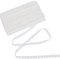 GORGECRAFT 15 Yards X 0.5 Zoll Herz Spitzenborte Stickerei Spitzenband Weißes Herz Bordüre Posamenten DIY Nähen Handwerk Kleid Hut Kleidung Tischdecke Verzierungen Zubehör Geschenkverpackungszubehör