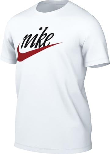 NIKE DZ3279-100 M NSW Tee Futura 2 T-Shirt Herren White Größe XL