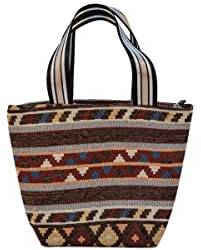 Iris Lunchbag Kilim Bordeaux