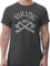 T-Shirt Herren - & Walhalla - Wikinger Viking Nordmänner Odin Walhall Streitaxt - 4XL - Dunkelgrau - Tshirt nordmann Vikings wikingeraxt Shirt vikinger axt Shirts männer