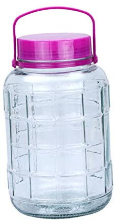 YARNOW Frasco De Vidrio Sellado Para Alimentos Recipiente Hermético Para Vinificación Frasco Para Encurtidos Utensilio De Cocina Hogar