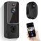 BYRANKE Doorbell Camera Wireless Video Doorbell with Chime, HD Video, 2-Way Audio, PIR Motion Detection, IR Night Vision, 2.4G WiFi, Cloud Storage, Battery Powered Door Bell for Home Security