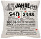 Bommex 45 Jahre Ehe Geschenk 45th Wedding Anniversary Cushion Cover Keepsake Dekoration Geschenk für Paare Eltern Frauen Männer Mama Papa Ehemann Frau Oma Opa Tante Onkel Freunde (45. Jahrestag)