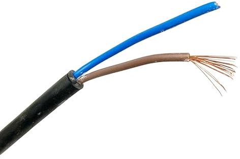 MaKu7 1,8m mehradrige Gummileitung Stromkabel 2x0,824 mm²