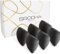 Ensemble d'éponges de maquillage SRODHA Beauty | 6 pièces | Ensembles d'éponges pour mélangeur | Pour mélanger le fond de teint du visage, la crème anti-cernes, les produits en poudre (Conique Noir)