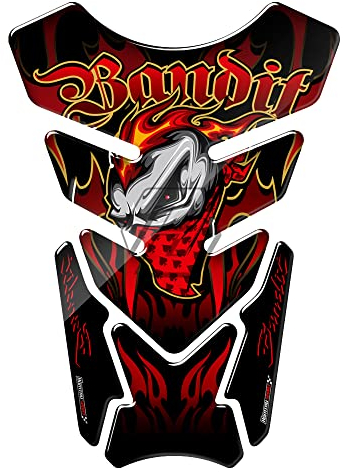 JMORCO Tankaufkleber Motorrad Motorrad Tankpad Schutz Aufkleber Bandit Tankpad Fall für Suzuki Bandit 600 650 1200 1250 650S 600S ABS