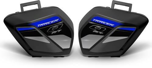 Kit Adesivi Valigia Compatibile con YAMAHA Tracer 9 GT 2021 VT-FM-003 (Blu)