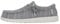 HEYDUDE Wally Stretch Sox - Chaussures pour Hommes - Baskets avec Semelles Confortables - Style Mocassin, Grey, 43