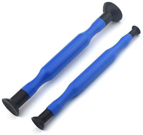 2pcs Valve Lapping Grinding Stick Tool, Double Ended Valve Hand Lapping Grinding Stick with Suction Cup, Manual Grinding Stick Valve Lapper Tool Dual-End Suction Cup Lap Stick for Car Vehicle