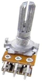 DCJJLWIG 1 stücke ALPS RK163 B10KX2 B50KX2 B 100 KX2 Audio Dual-Einheit Dreh Potentiometer 6Pins 20mm Welle 10k 50k 100k(Size:50K Ohm)