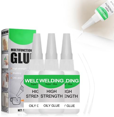 Welding High-strength Oily Glue, 50g Schweißen von Hochfestem öligem Kleber, Universal Wasserdichter Superkleber, Multifungctional Glue Extra Stark für Kunststoff Metall Harz (3)