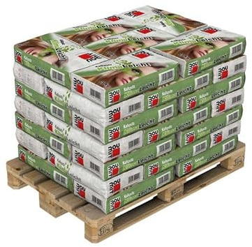 42 x Baumit Kalkputz KlimaLeicht Kalk-Leichtputz für Innen- und Feuchträume 25kg - besonders ergiebig, fein filzbar, geprüft wohngesund, für Innen- und Feuchträume, im ganzen Haus einsetzbar.