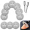 10 Pcs 40 mm Diamond Cutting Discs with 2 Mandrel Arbor, Rotary Drill Saw Blades, Discs Wheel Rotary Tool for Gemstones, Glass, Metal, Ceramics