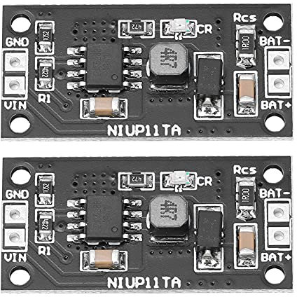 Module de Charge 2 pièces, 1-8 cellules Ni-Ca Ni-métal Hybride Charge de Batterie Composants électroniques Module de Charge d'affichage numérique pour la Charge Solaire(NIUP11TA_5S 1-Cell(5S))