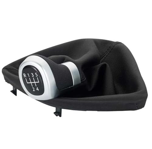 HLWXMDZ Schalthebel Staubschutzhülle Für B&MW 1er E81 E82 E87 E88 2003-2013 5 6 Gang Auto Schaltknauf Schaltmanschette Schaltsackabdeckung Rahmenmanschette(5 Speed)