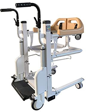 Fauteuil de transfert électrique pour ascenseur de patient avec siège divisé à 180 ° Aide à l’ascenseur de voiture portable Ascenseur de patient pour le transport à domicile Fauteuil roulant Chaise de
