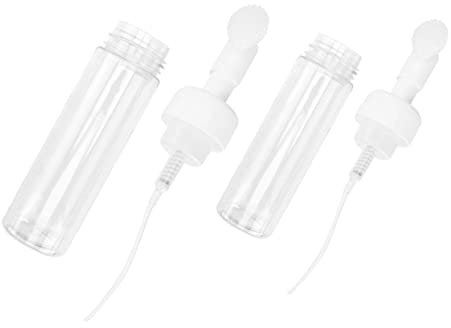 FRCOLOR Foaming Storage Container Brush Head Lotion Dispenser Empty Travel Bottles Refillable Pump Bottles Travel Toiletry