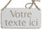 PlaqueMarket | Panneau en Bois Personnalisée avec Votre Texte | Personnalisable Plaque de Porte Cadeau d'anniversaire Pancarte à Suspendre Maison Atelier Chambre Magasin Mariage