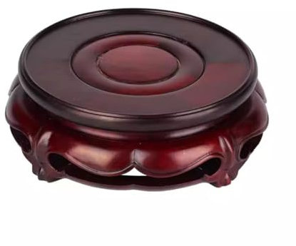 Bonsai-Basis, Massivholz, Vasenboden, hohl, Kaffeekanne, Basis, Vase, Basteln, chinesischer Stil, Buddha-Statue, Räuchergefäß, Ständer (L)