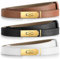 ZHUOMOT Gürtel Damen,Ledergürtel Damen,Dupes Damengürtel,Taillengürtel,Belt Women,Gürtel Karamell&Schwarz&beige