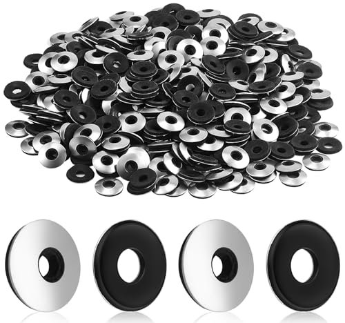 EPDM Dichtscheiben 300Stk Dichtungsscheiben M5.5 * 16mm Unterlegscheiben aus Edelstahl Gummi für Schrauben Spenglerschrauben (M5.5x16mm)