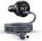 EDUP Starlink Mini adattatore per auto, cavo di alimentazione DC + adattatore per accendisigari Starlink 12V–24V, cavo di ricarica impermeabile da auto con porta USB di tipo C per Starlink Mini, 5M