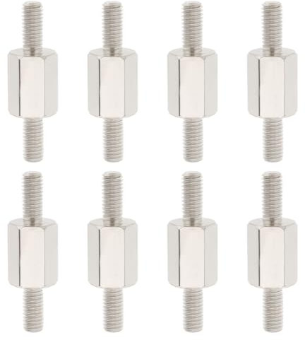 eMagTech 8 Pcs Liquid CPU Cooler Screw CPU Cooler Retrofit Kit CW-8960091-ABS Compatible with Corsair 115x 1700 Processors Silver